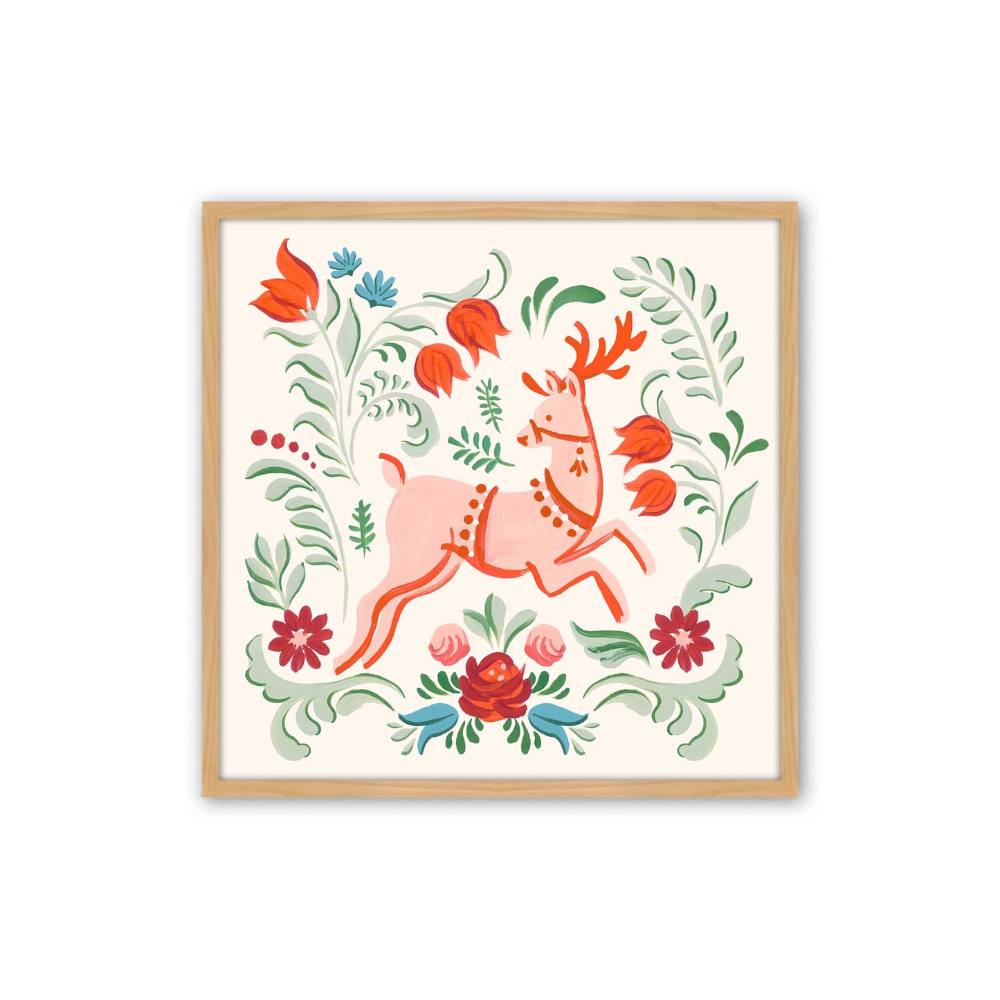 [Color:American Maple], Picture of art in an American Maple frame
