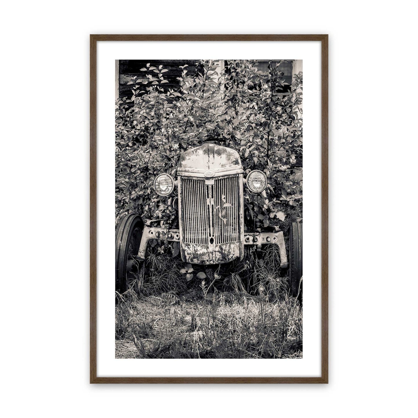 [Color:Walnut], Picture of art in a Walnut frame