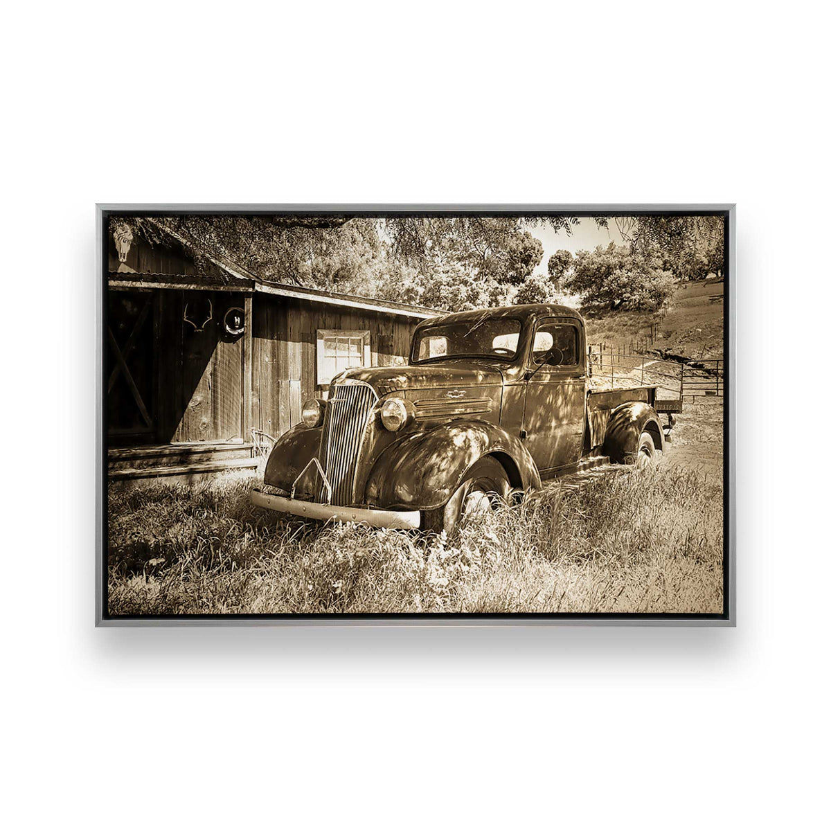 [Color:Polished Chrome], Picture of art in a Polished Chrome frame
