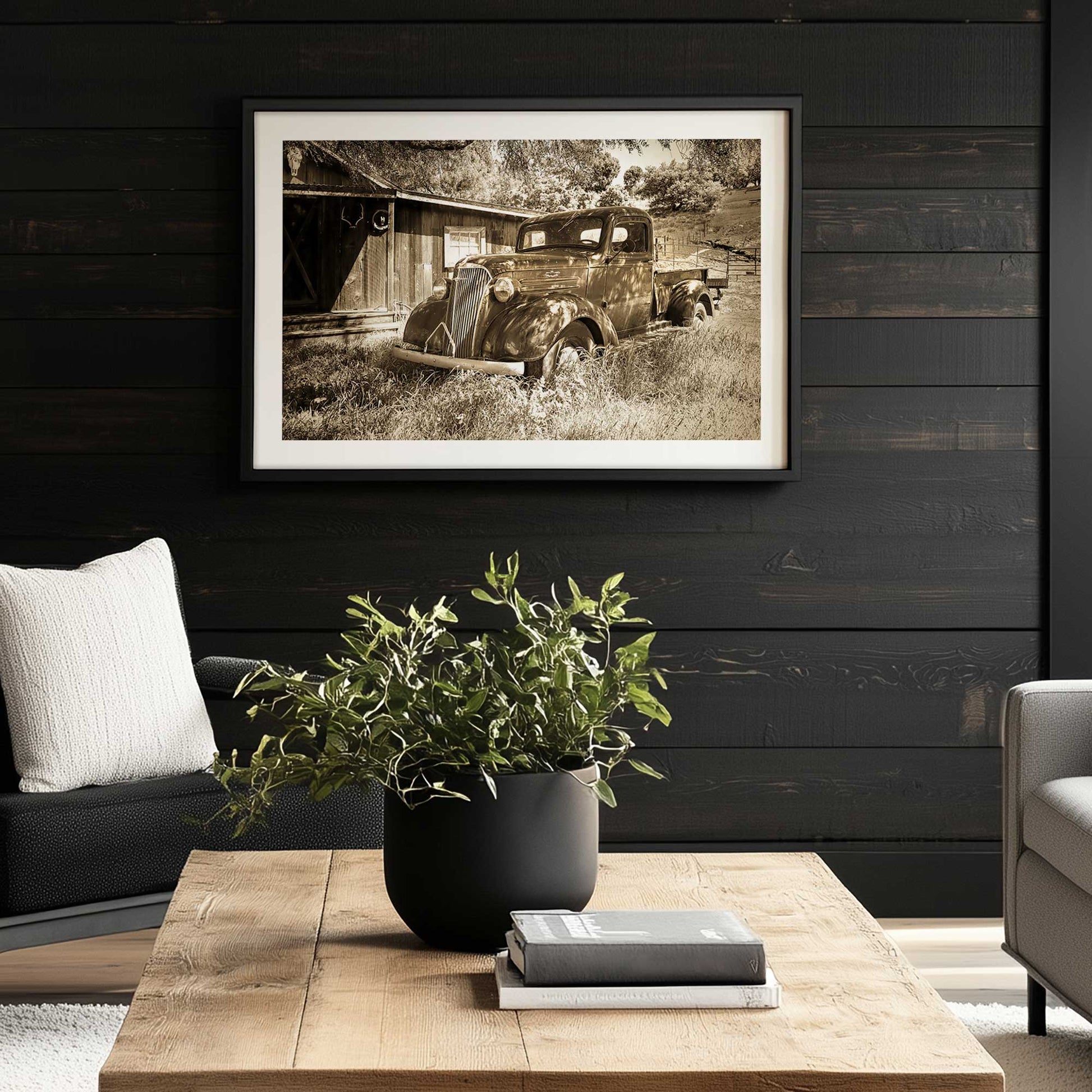 Picture of art in a room
