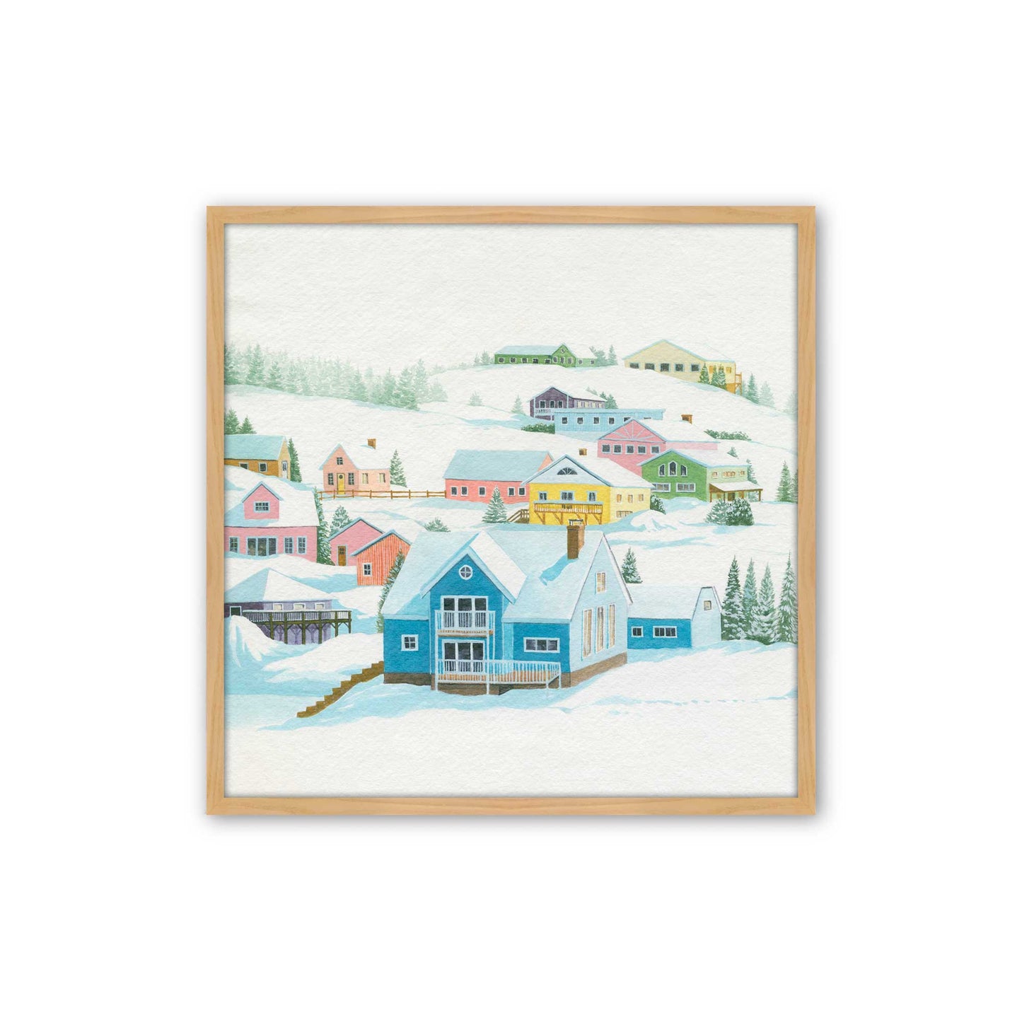[Color:American Maple], Picture of art in an American Maple frame