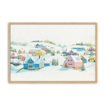 [Color:American Maple], Picture of art in a American Maple frame