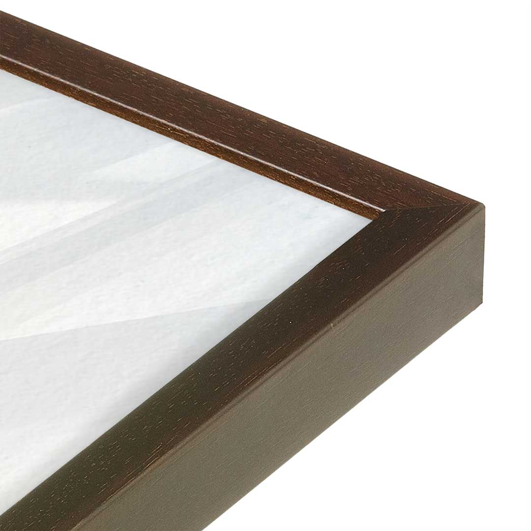 [Color:Belvinder Brown], Picture of art in a Belvinder Brown frame of the corner