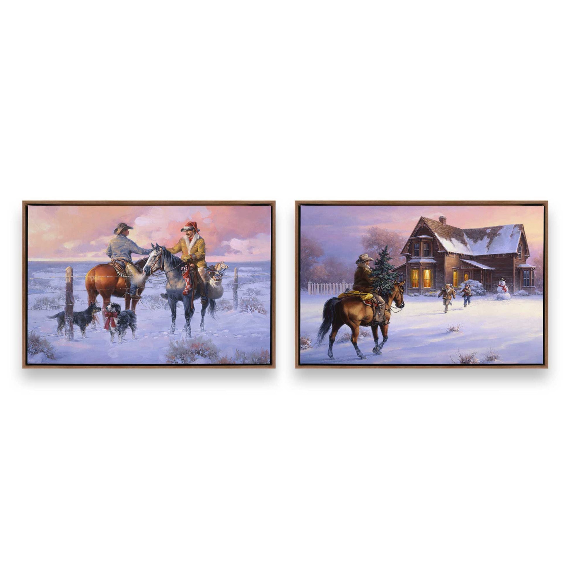 [Color:Walnut], Picture of art in a Walnut frame
