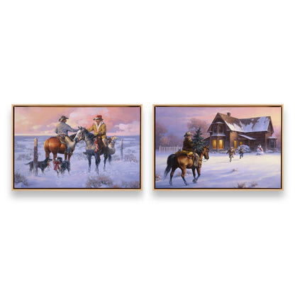 [Color:American Maple], Picture of art in a American Maple frame