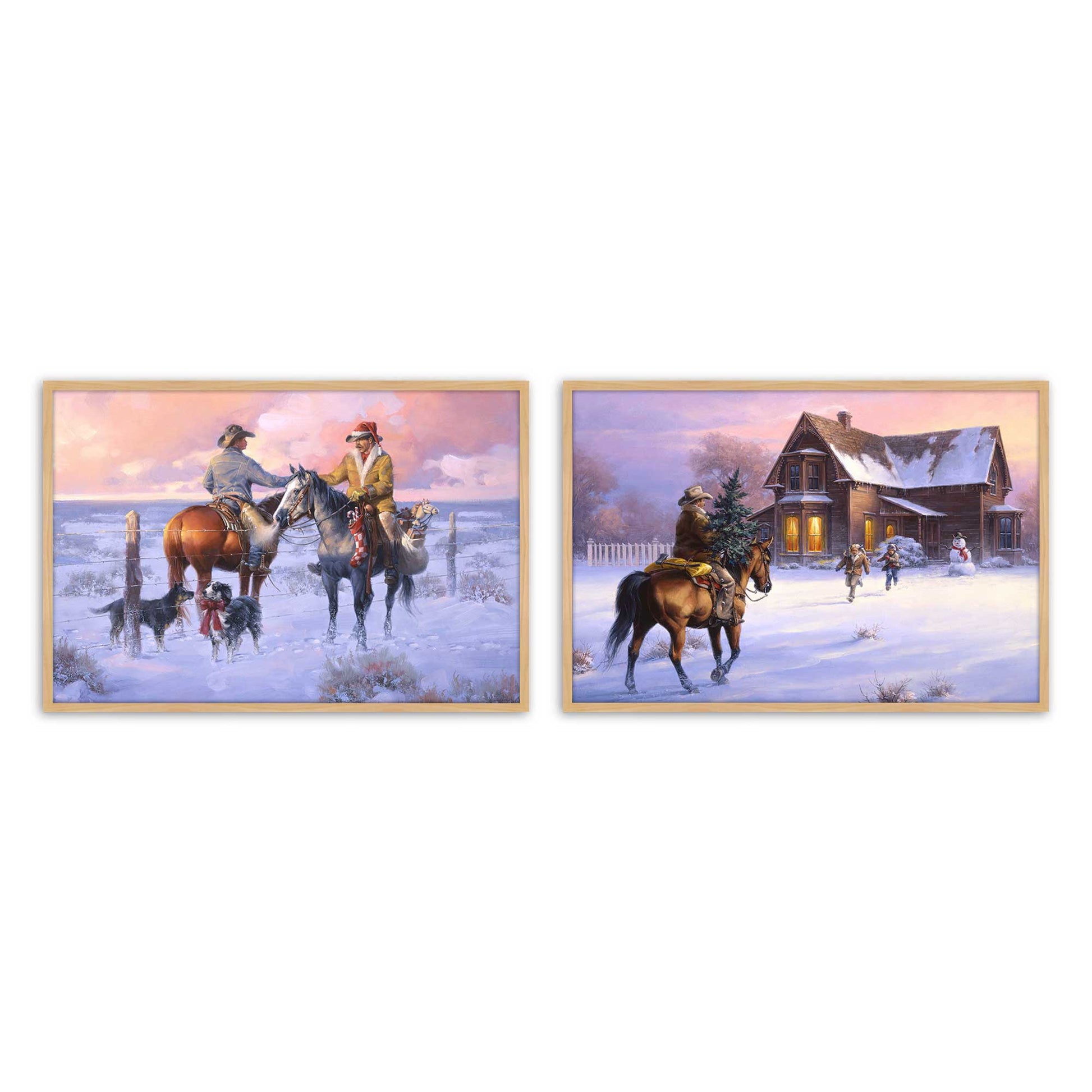 [Color:American Maple], Picture of art in a American Maple frame