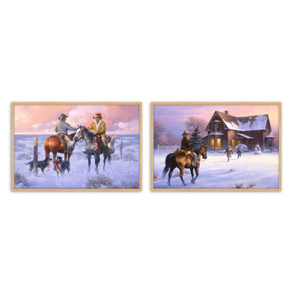 [Color:American Maple], Picture of art in a American Maple frame