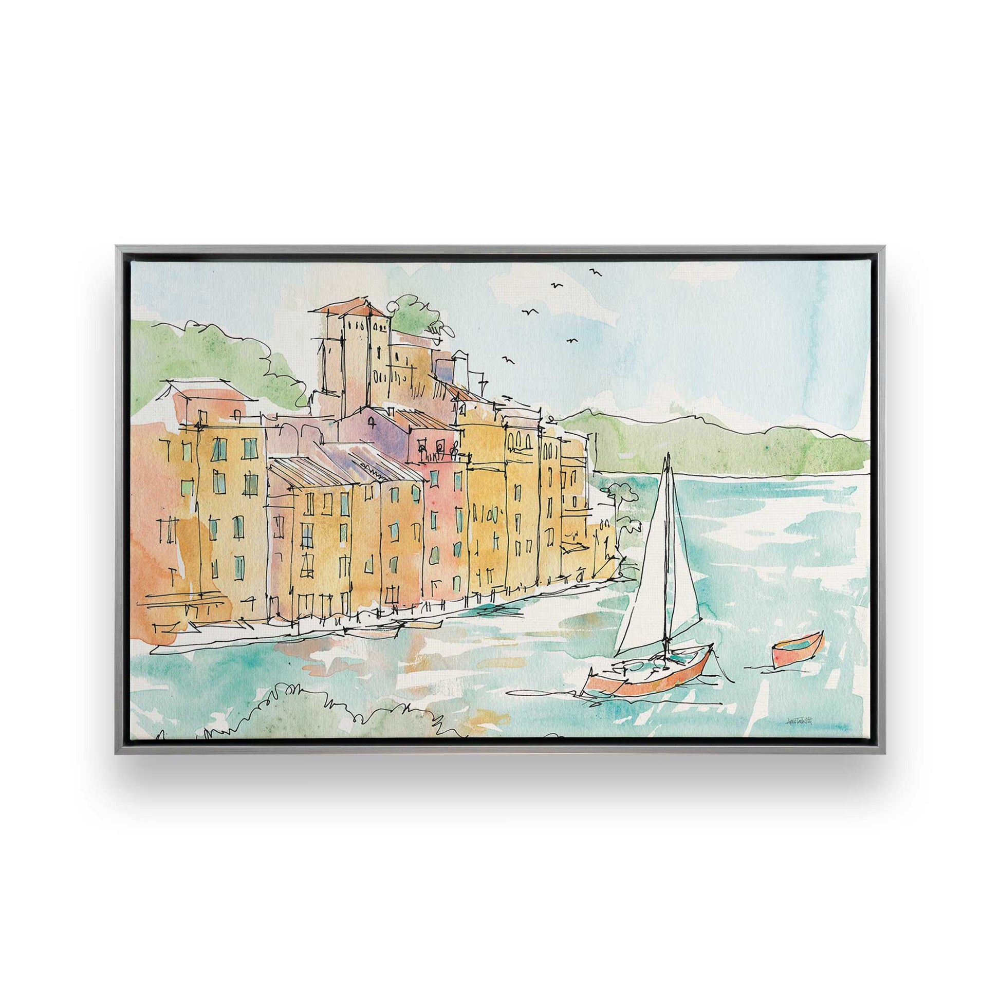 [Color:Polished Chrome], Picture of art in a Polished Chrome frame