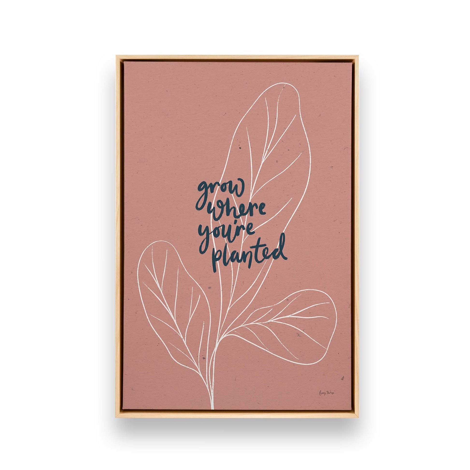 [Color:American Maple], Picture of art in a American Maple frame