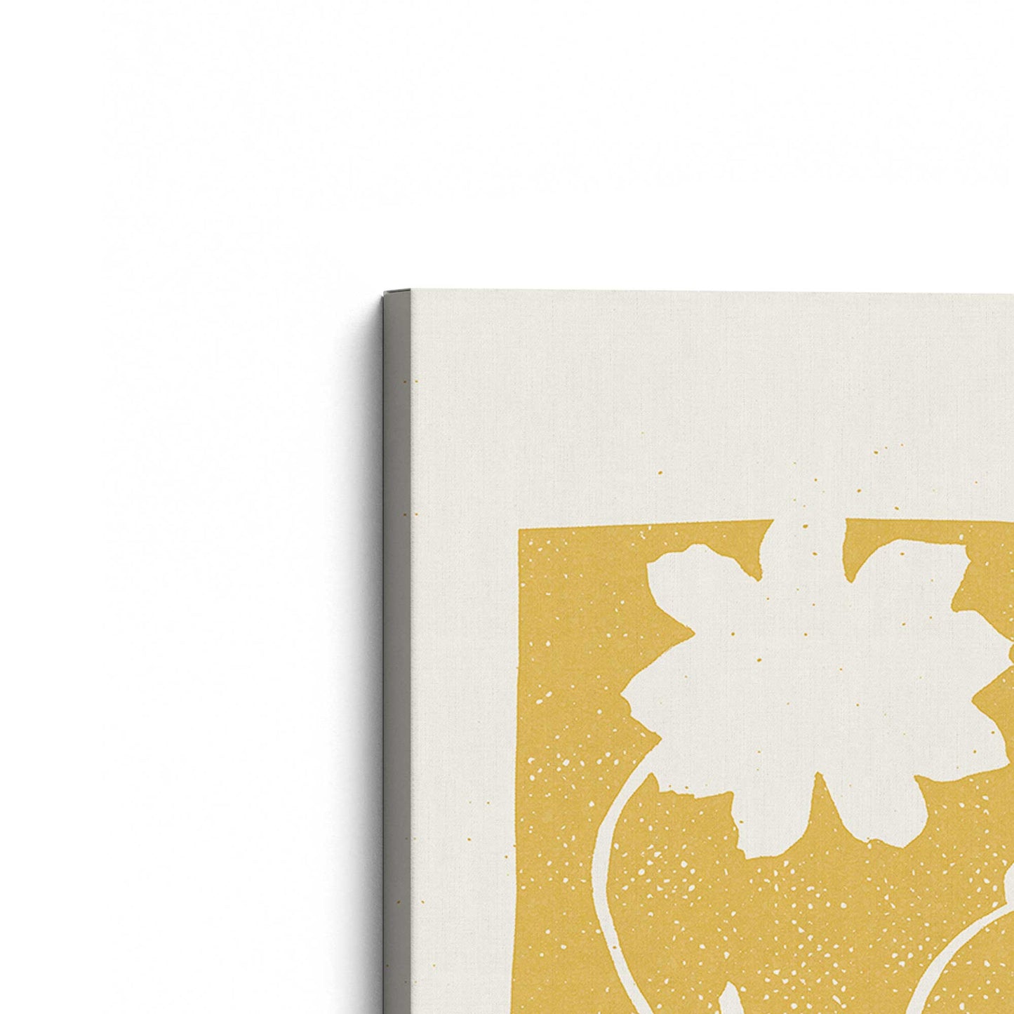 Wildflower Silhouette Trio Canvas Print, Set of 3