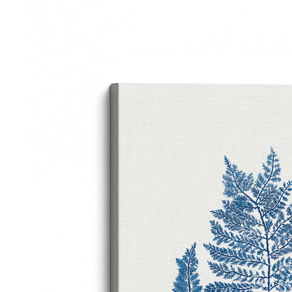 Blue Nature Studies Canvas Print, Set of 2