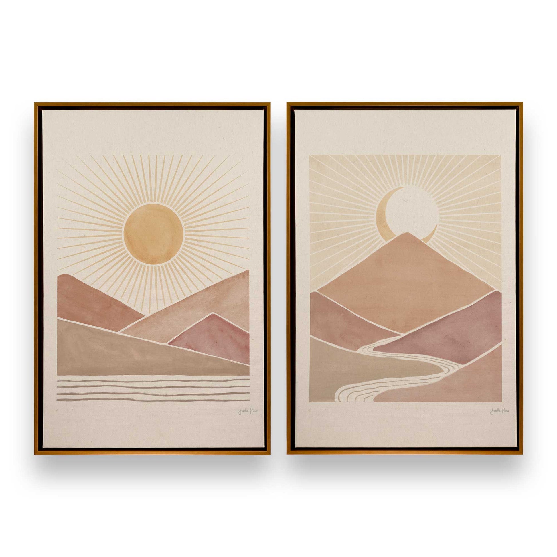 [Color:Polished Gold], Picture of art in a Polished Gold frame