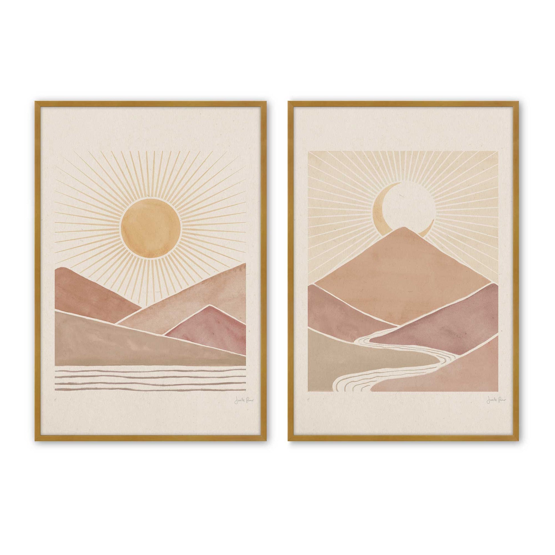 [Color:Polished Gold], Picture of art in a Polished Gold frame