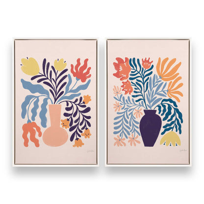 [Color:Opaque White], Picture of art in a White frame