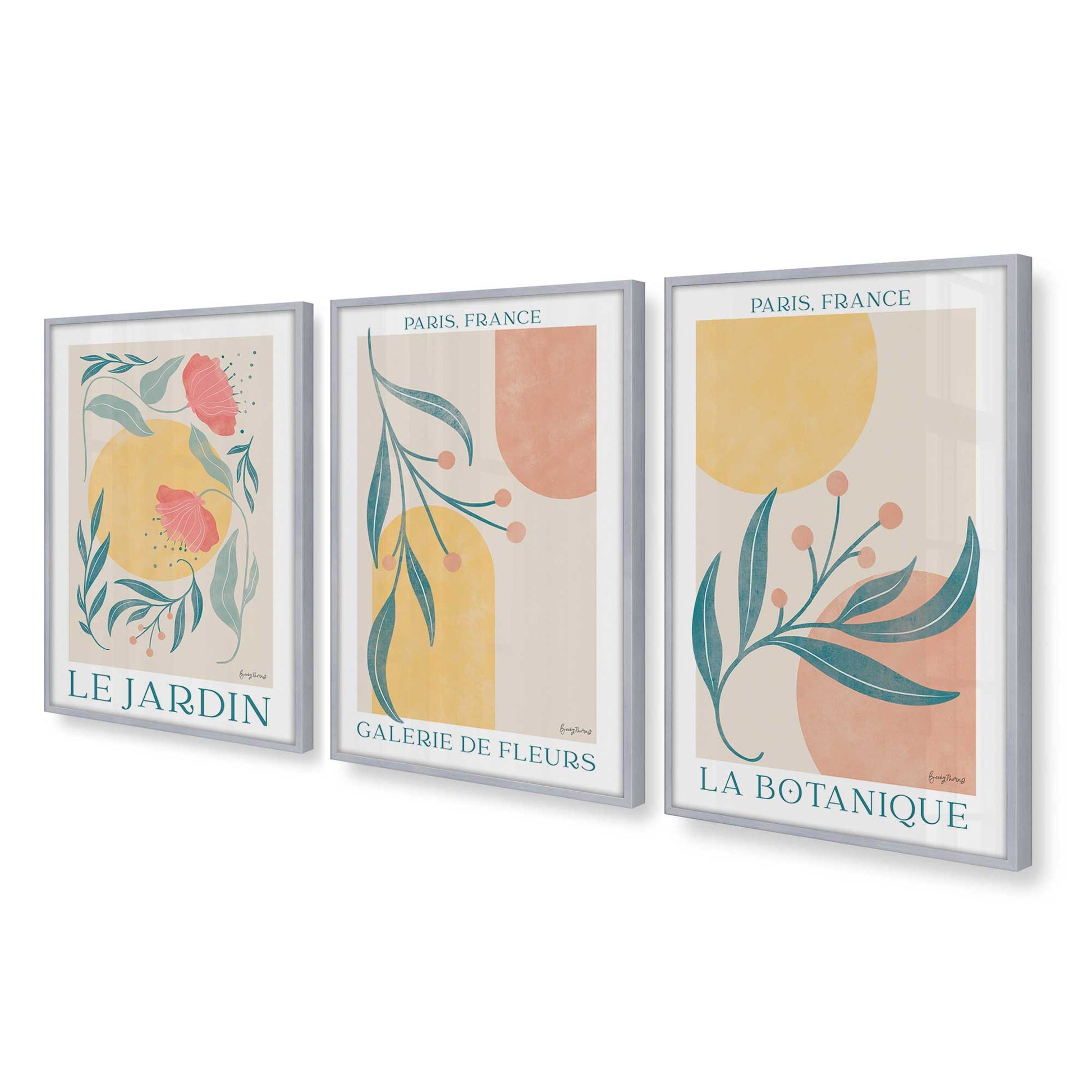 [Color:Polished Chrome], Picture of art in a Polished Chrome frame at an angle