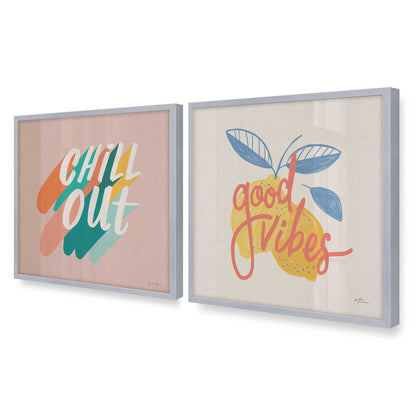 [Color:Polished Chrome], Picture of art in a Polished Chrome frame at an angle