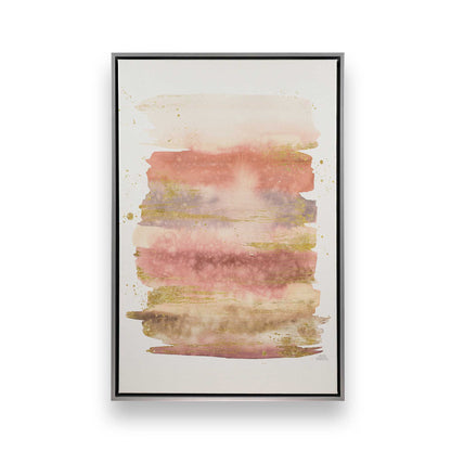 Dusty Pink Skies Canvas Print, Set of 3