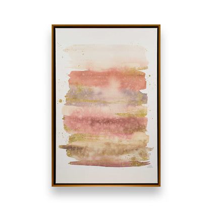 Dusty Pink Skies Canvas Print, Set of 3