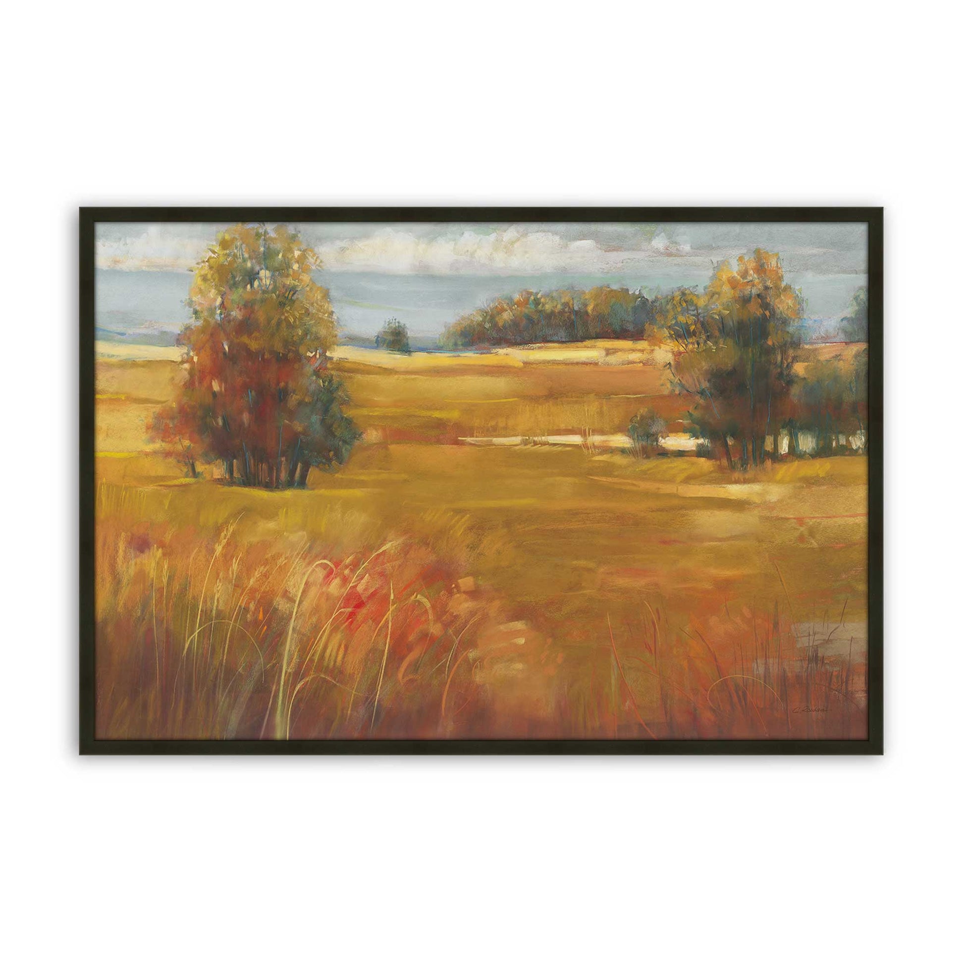 [Color:Satin Black], Picture of art in a Satin Black frame