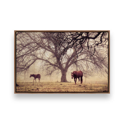[Color:Walnut], Picture of art in a Walnut frame