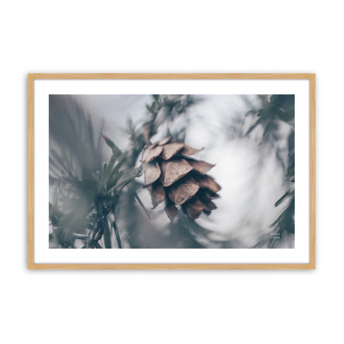 [Color:American Maple], Picture of art in a American Maple frame