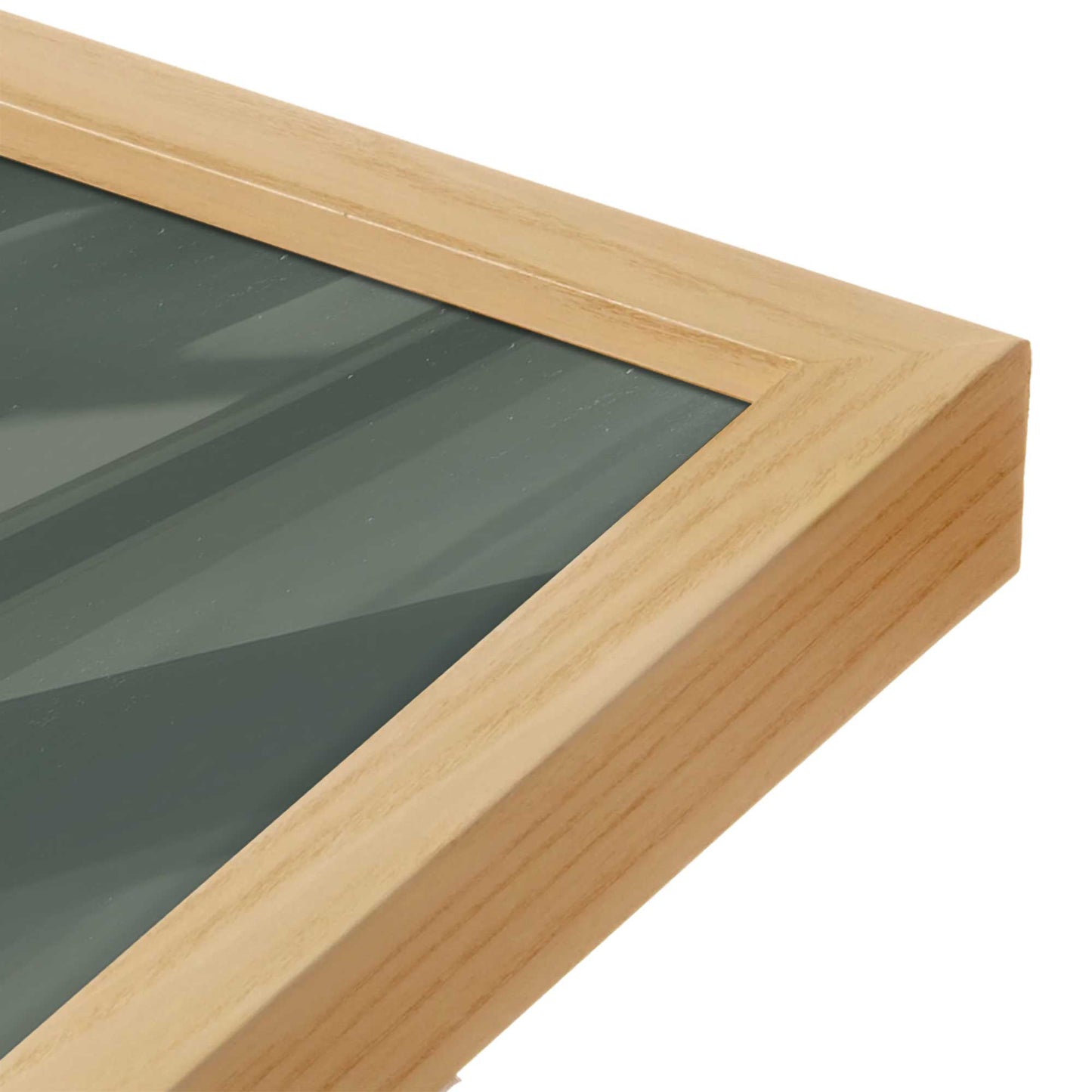 [Color:Espresso], Picture of art in a Espresso frame at an angle