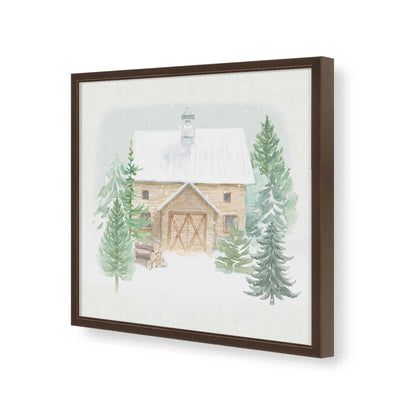 [Color:Espresso], Picture of art in a Espresso frame of the corner