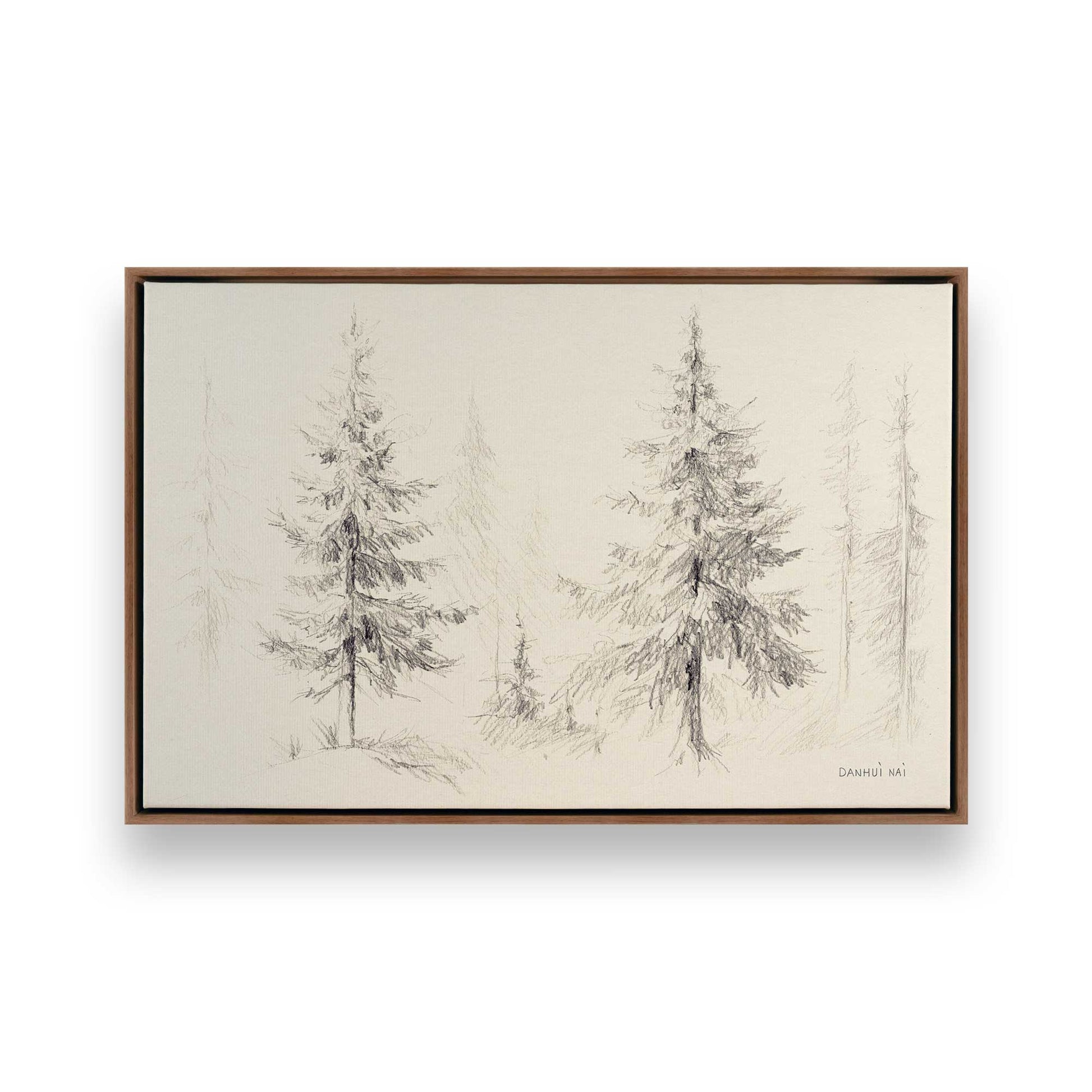 [Color:Walnut], Picture of art in a Walnut frame
