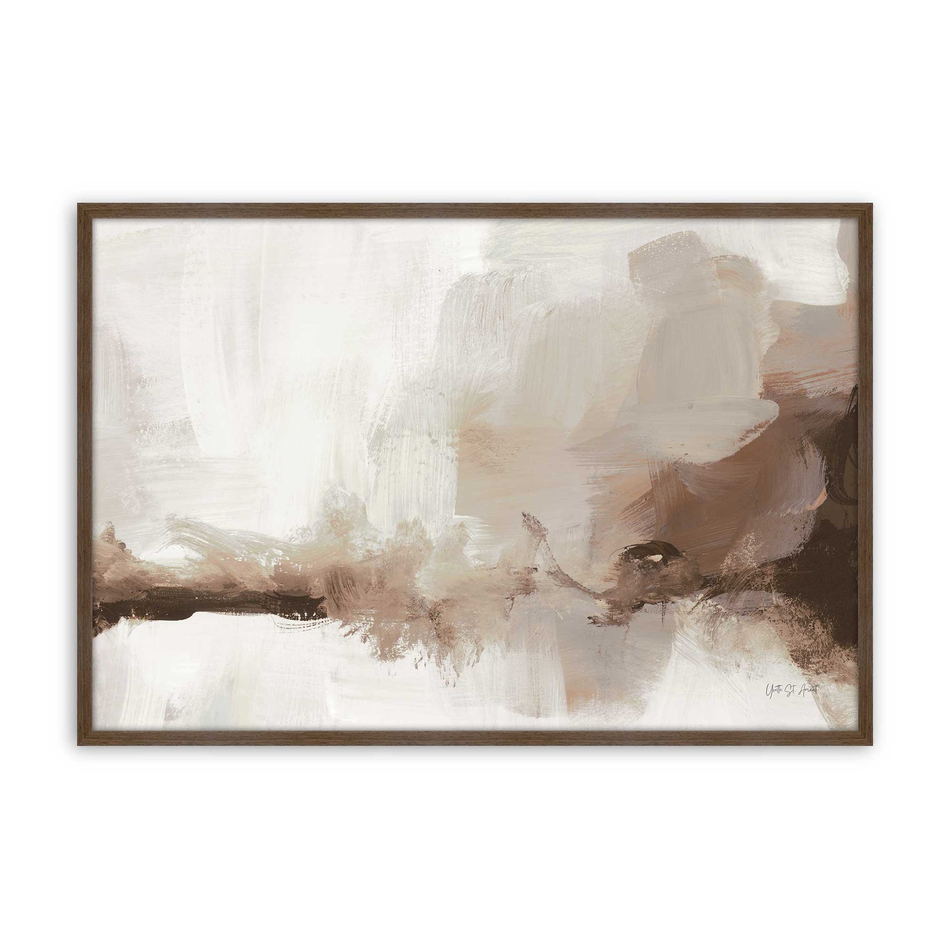 [Color:Walnut], Picture of art in a Walnut frame