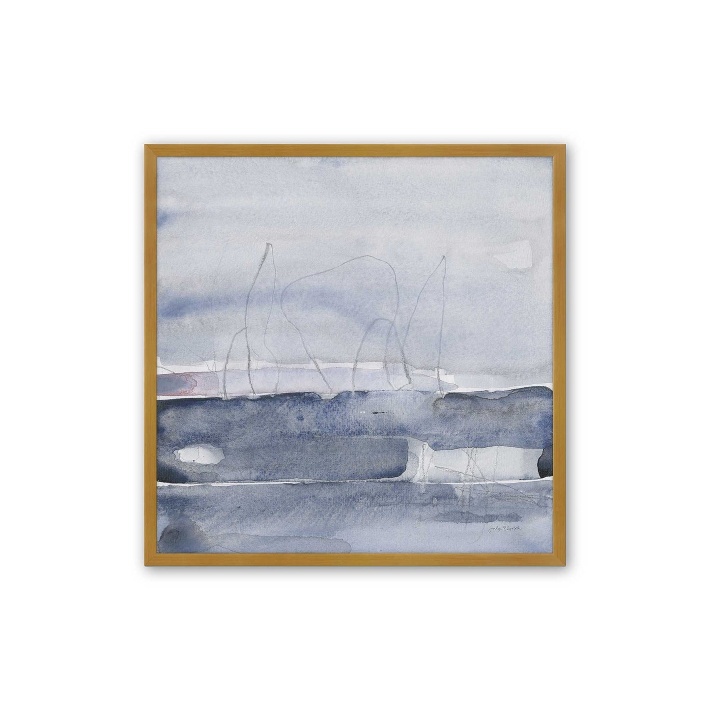 [Color:Polished Gold], Picture of art in a Polished Gold frame