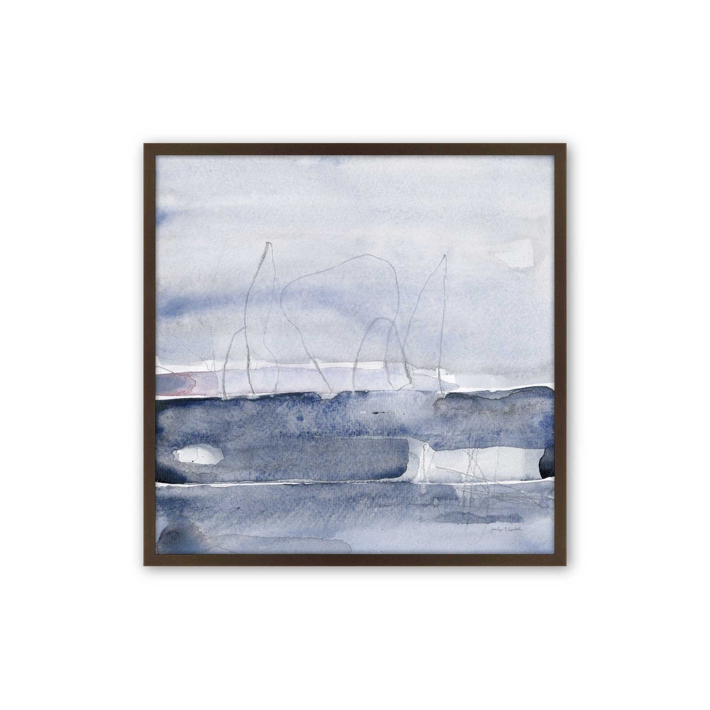 [Color:Belvinder Brown], Picture of art in a Belvinder Brown frame