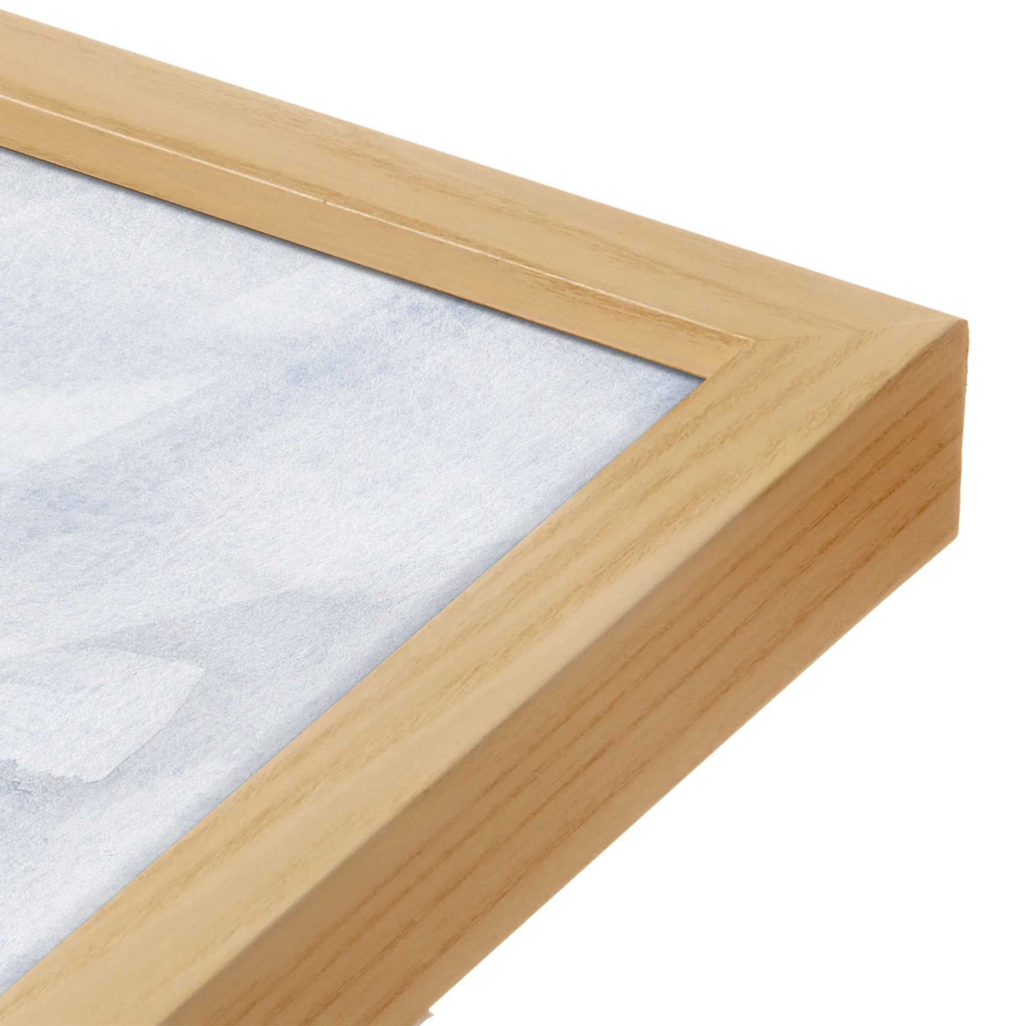 [Color:Espresso], Picture of art in a Espresso frame at an angle