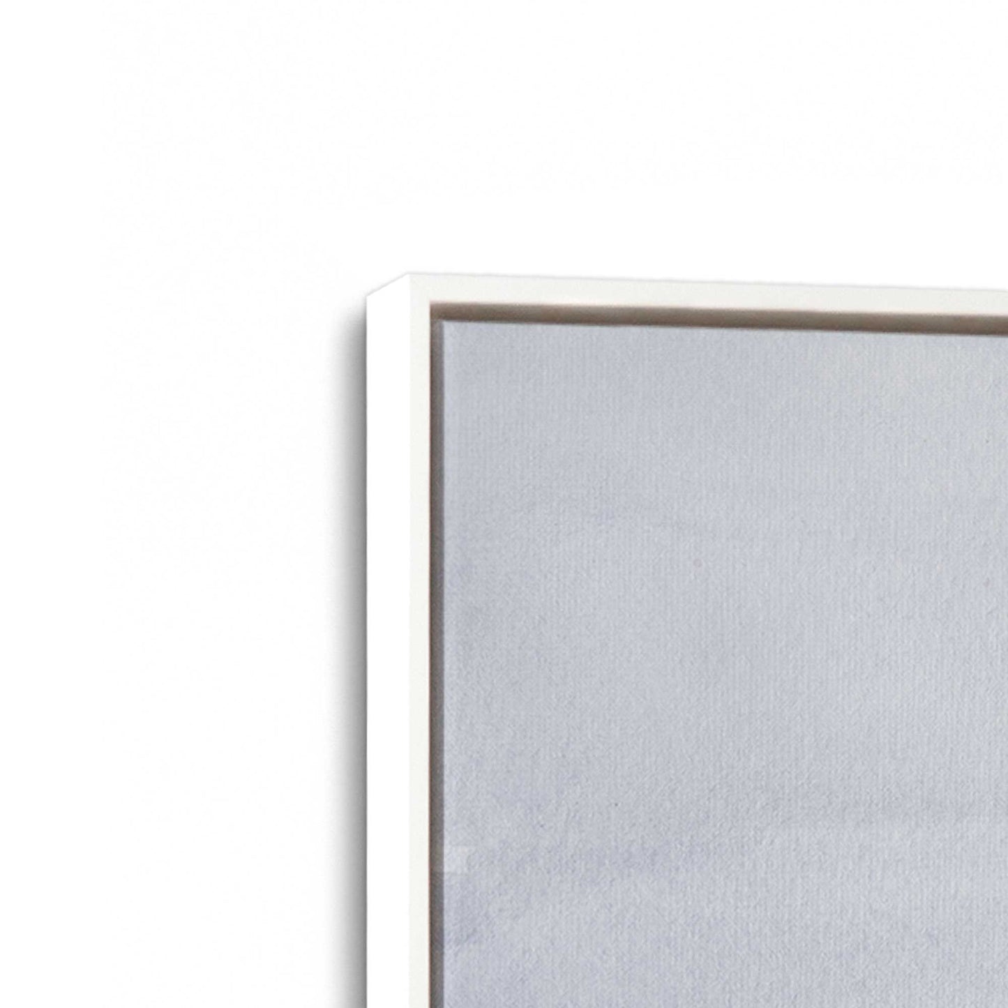 [Color:Opaque White], Picture of art in a White frame at an angle