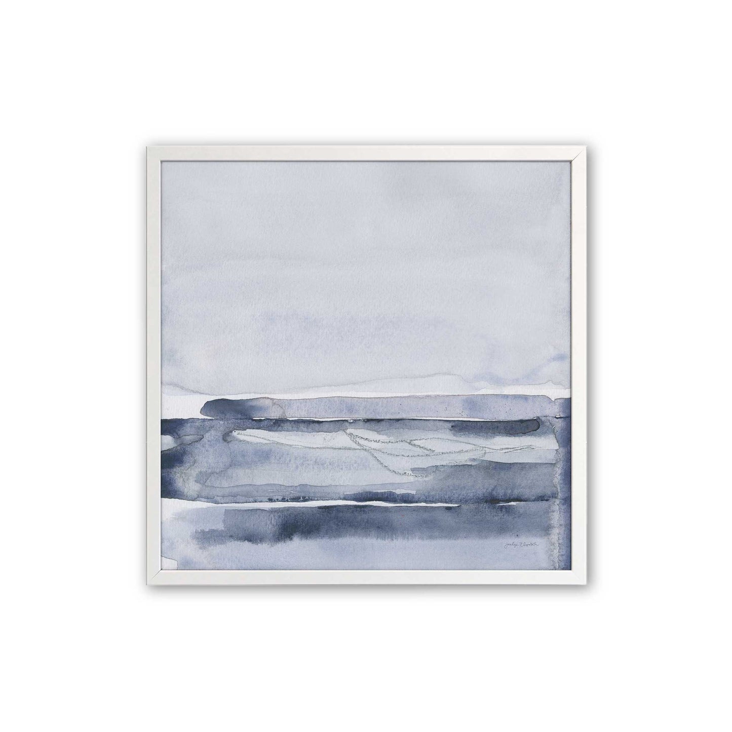 [Color:Opaque White], Picture of art in an Opaque White frame
