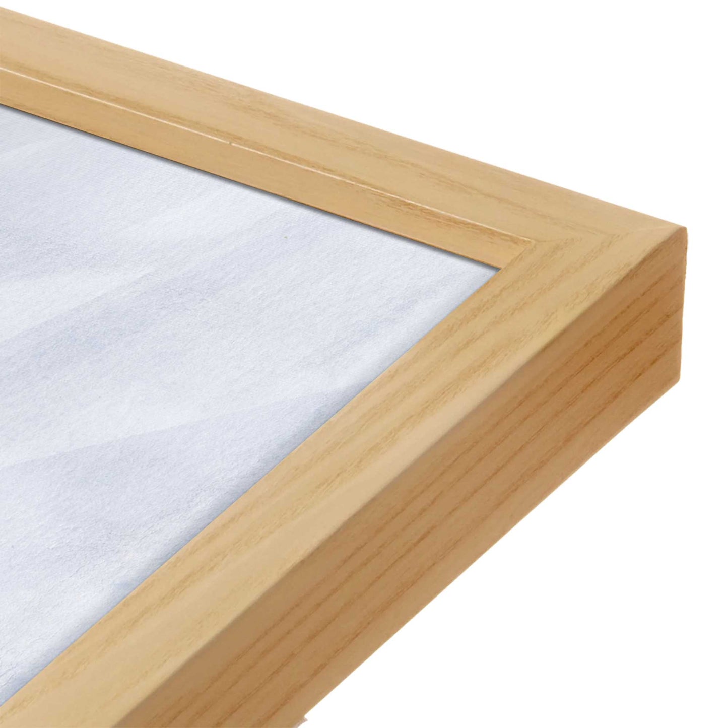 [Color:Espresso], Picture of art in a Espresso frame at an angle