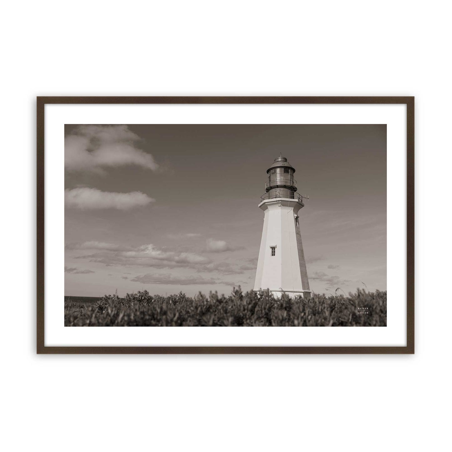 [Color:Belvinder Brown], Picture of art in a Belvinder Brown frame