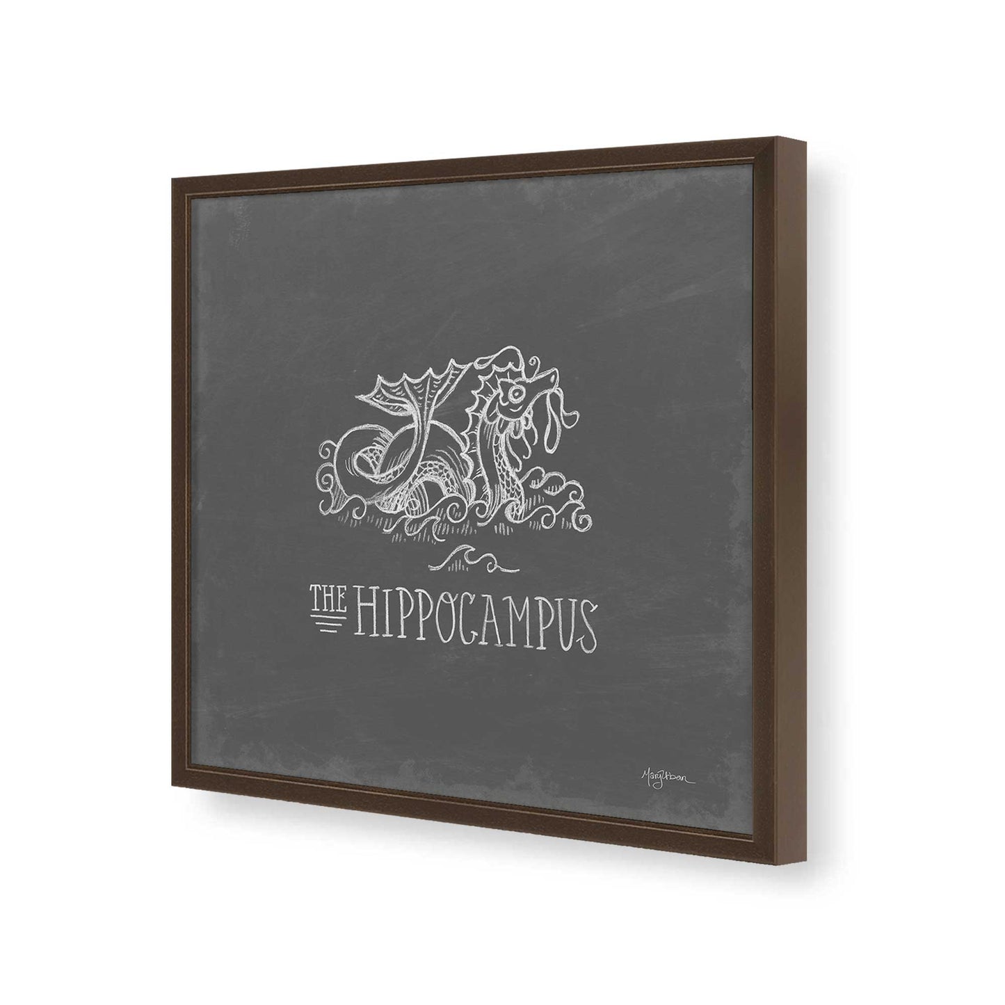 [Color:Espresso], Picture of art in a Espresso frame of the corner