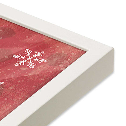 [Color:Opaque White], Picture of art in a Opaque White frame at an angle