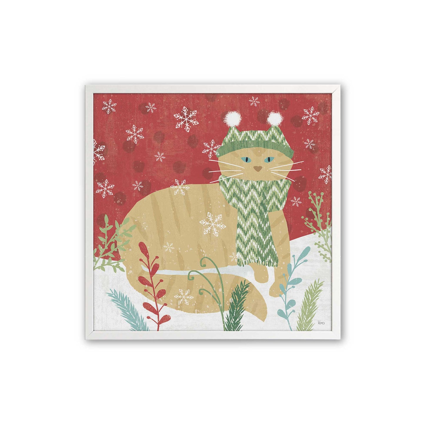[Color:Opaque White], Picture of art in an Opaque White frame
