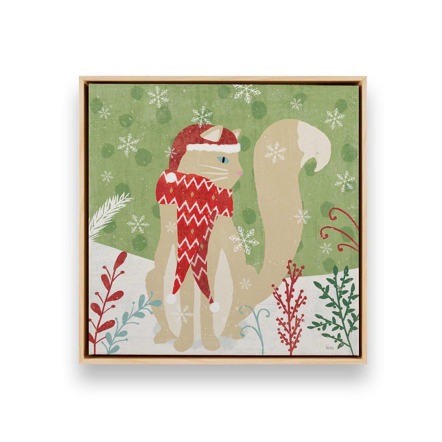 [Color:American Maple], Picture of art in a American Maple frame