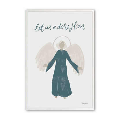 [Color:Opaque White], Picture of art in an Opaque White frame