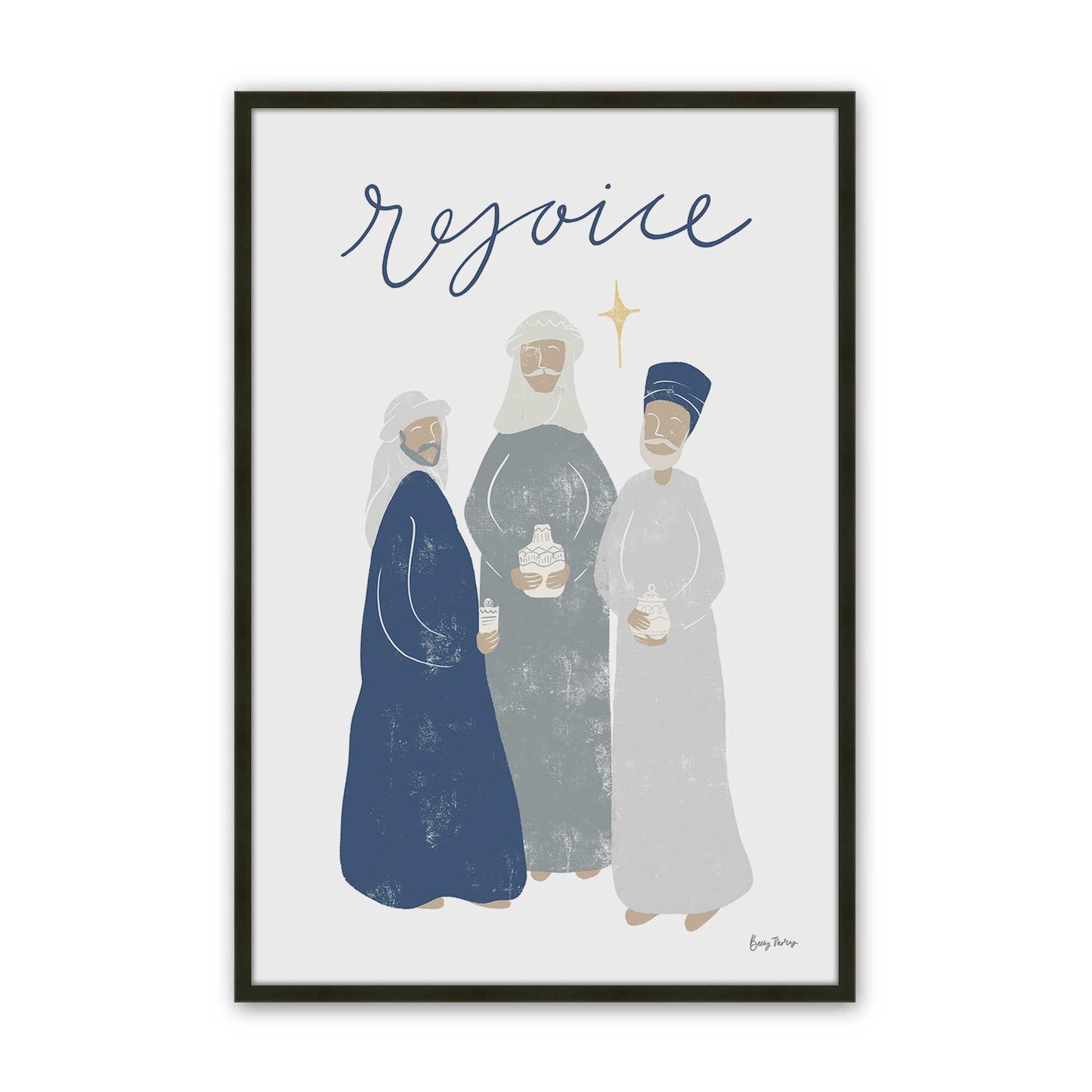 Holy Night Crew, Set of 4, Paper Art Prints