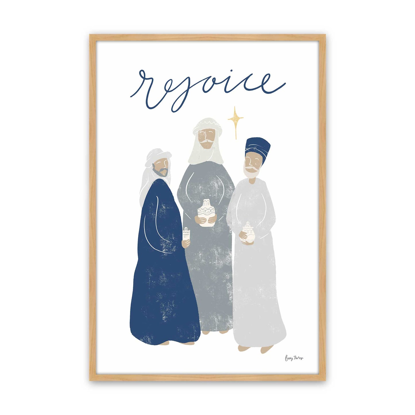 Holy Night Crew, Set of 4, Paper Art Prints