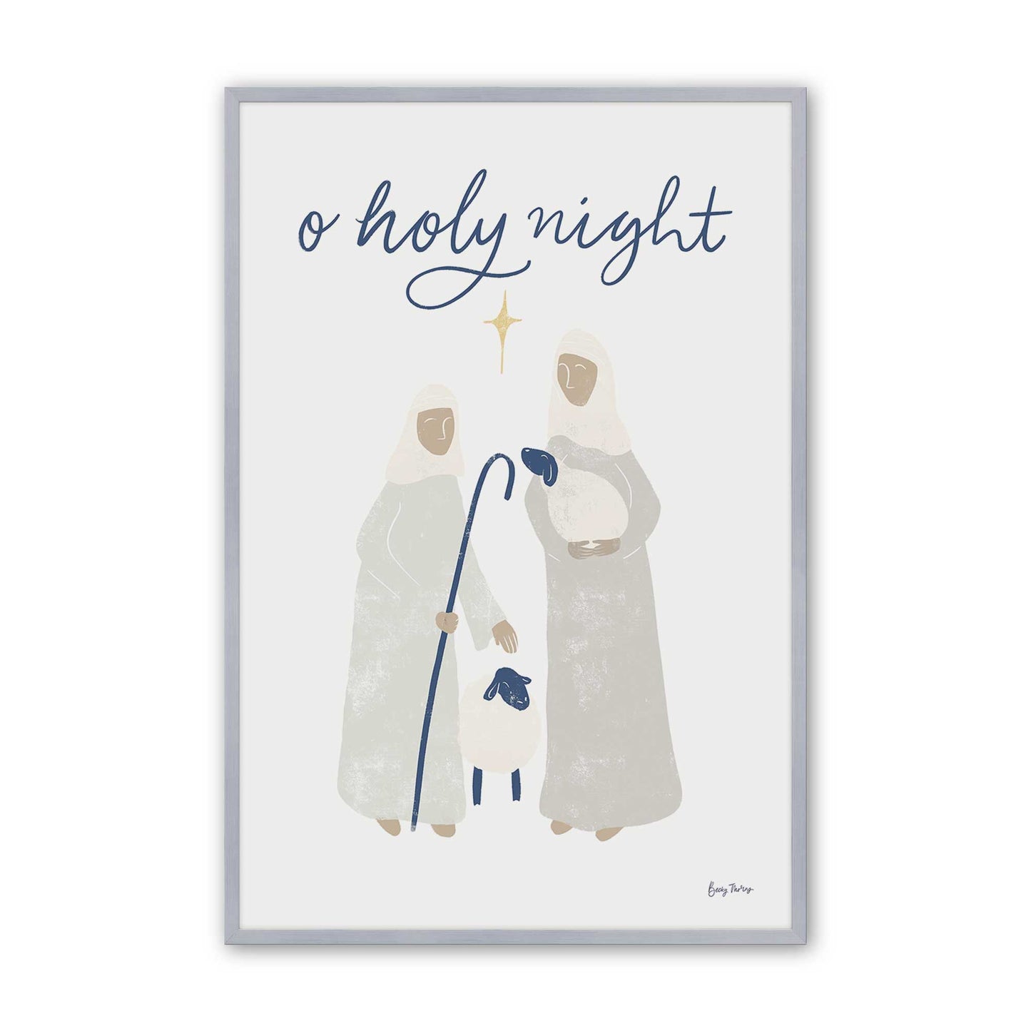Holy Night Crew, Set of 4, Paper Art Prints
