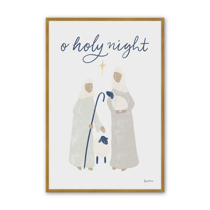 Holy Night Crew, Set of 4, Paper Art Prints