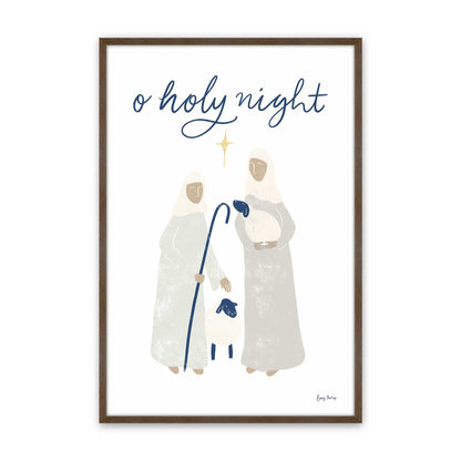 Holy Night Crew, Set of 4, Paper Art Prints