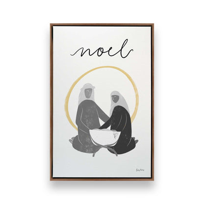 [Color:Walnut], Picture of art in a Walnut frame