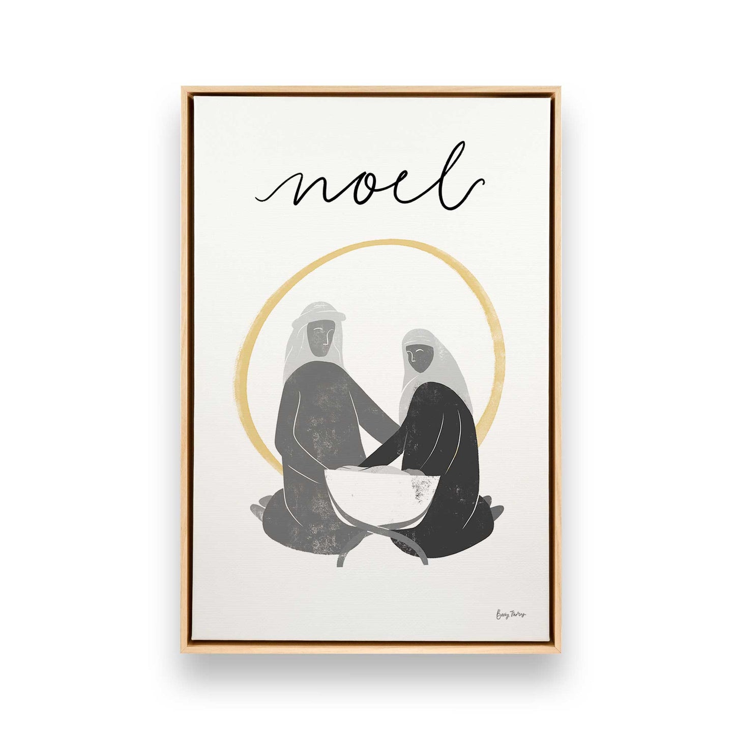 [Color:American Maple], Picture of art in an American Maple frame