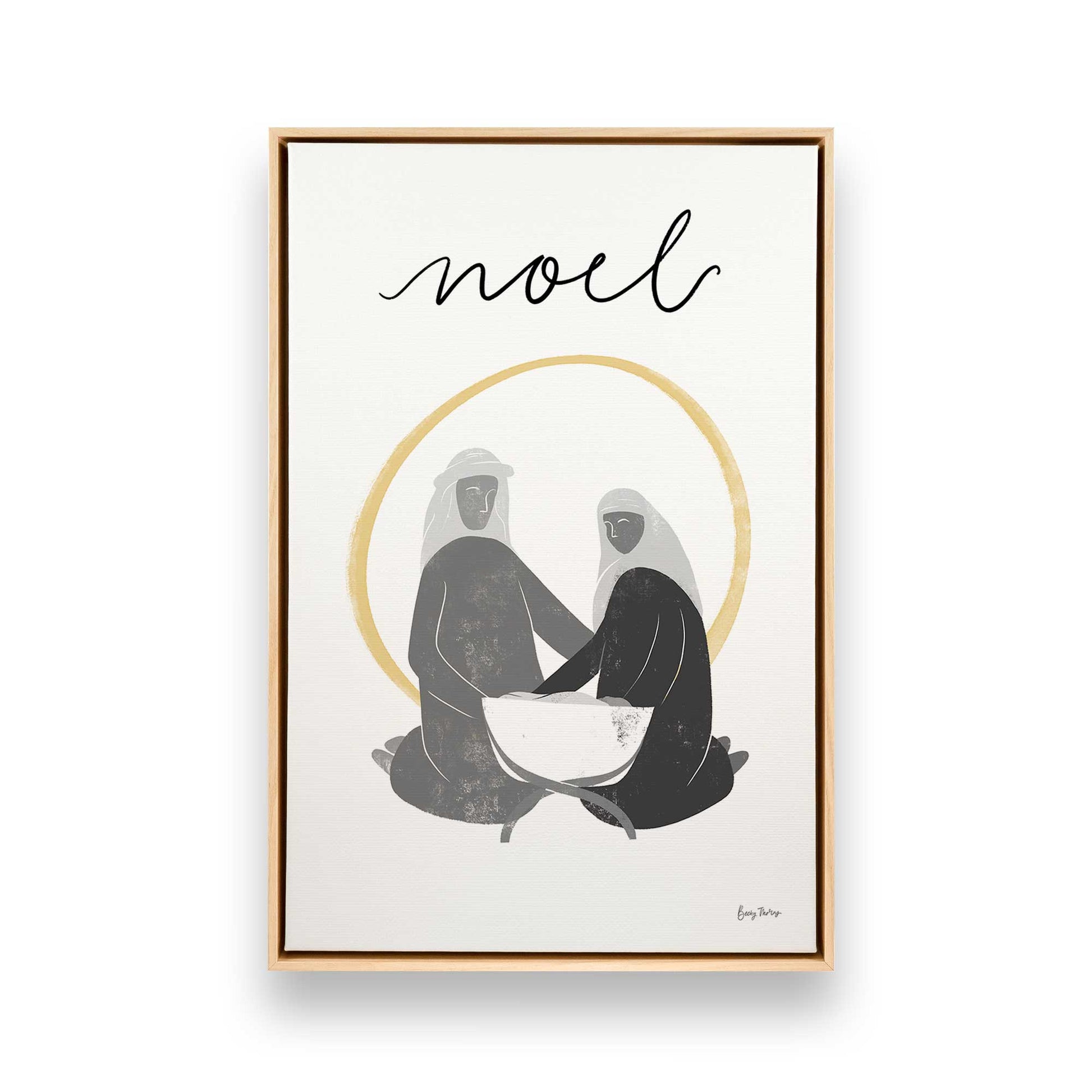 [Color:American Maple], Picture of art in an American Maple frame