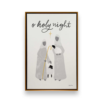 Starry Night Shepherds, Set of 3 Canvas Prints